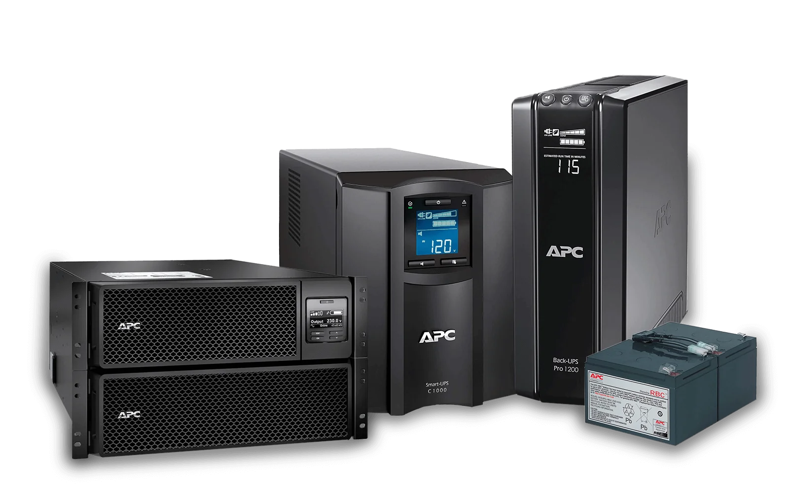 APC UPS Systems, Rack Units and Replacement Batteries from Stallion Solutions Dubai